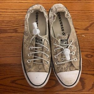 Converse All Star Snakeskin Print Size 8.5